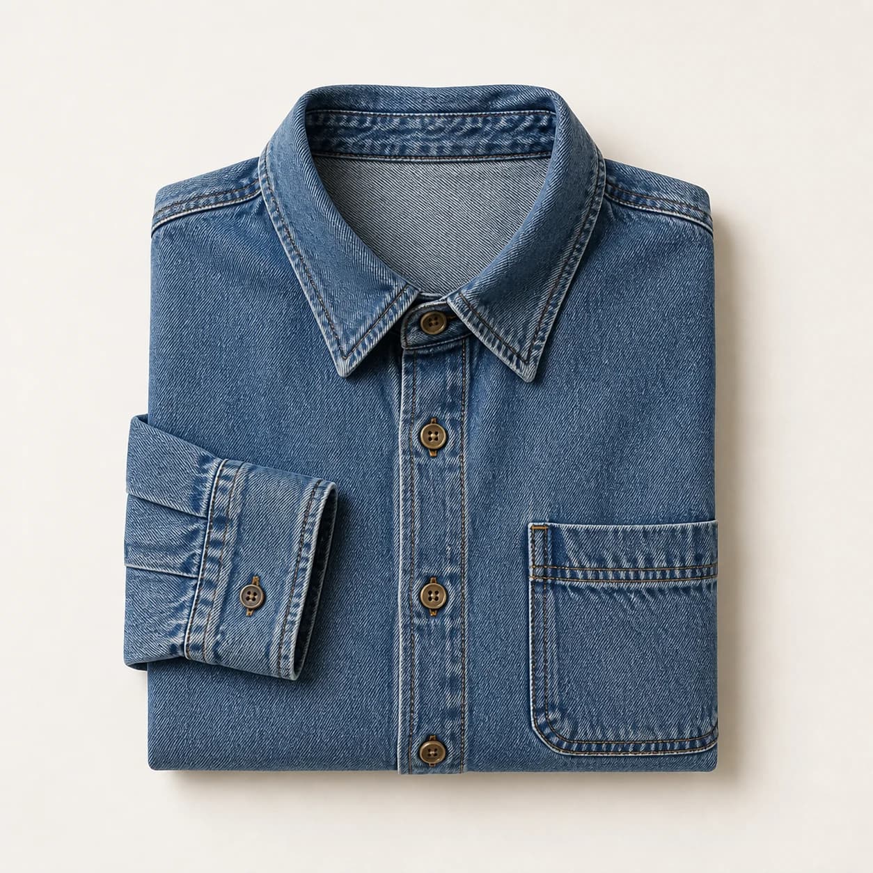 Camisa de mezclilla