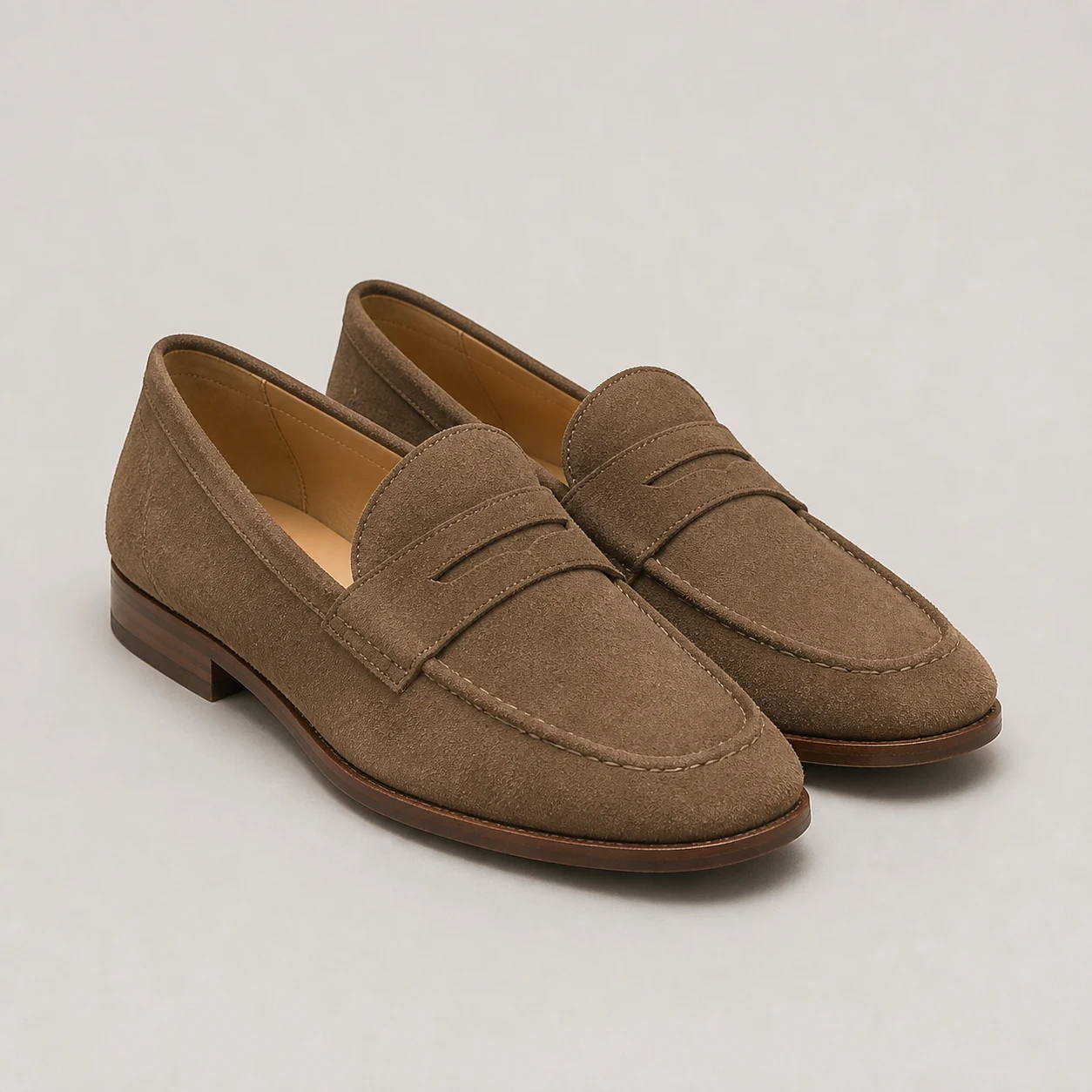 Mocasines gamuza